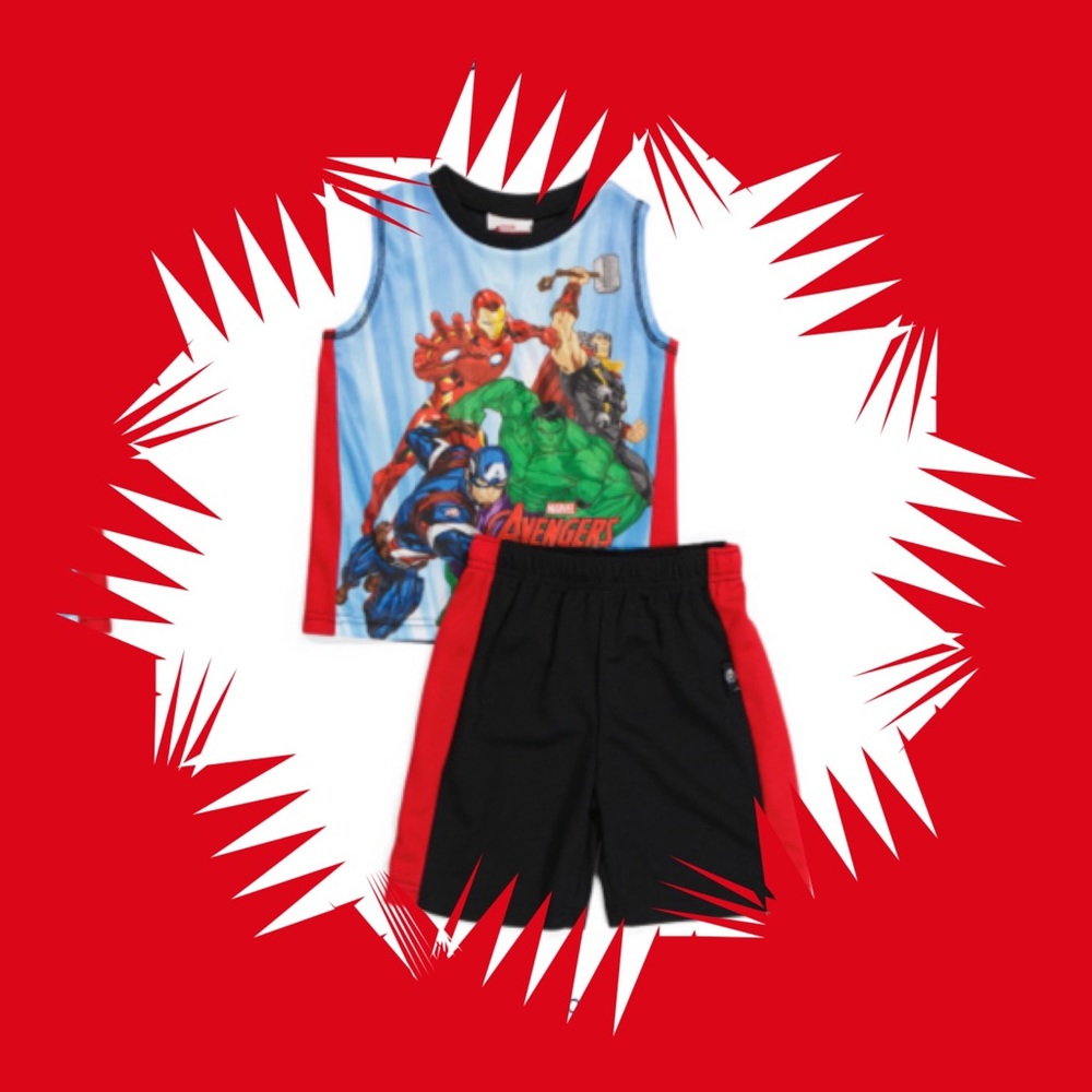 Avengers shorts set